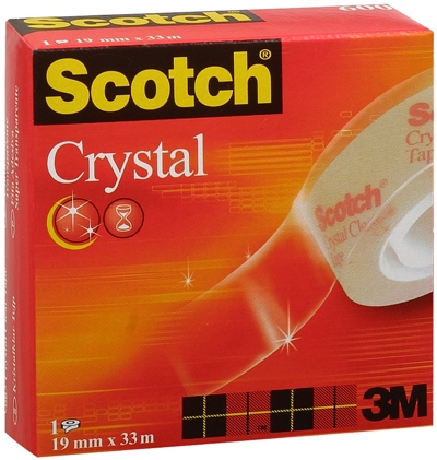 Taśma biurowa SCOTCH 600 Crystal Clear 