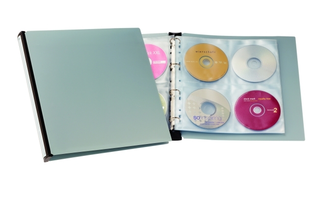 Durable 5277 01 CD/DVD album na 96 płyt czarno/srebrny