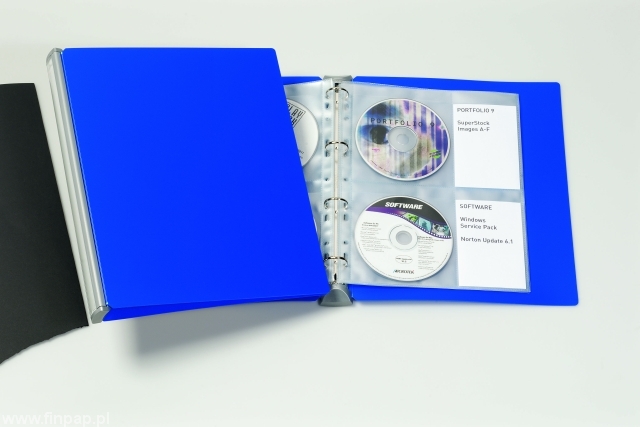 Durable 5278 -23 Album na 40 płyt CD/DVD A4 kolor srebrno/niebieski