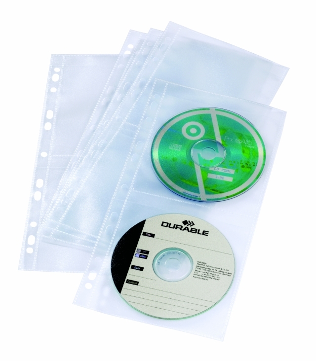 Durable 5282 CD/DVD obwoluta do płyt cd opakowanie 5 szt.