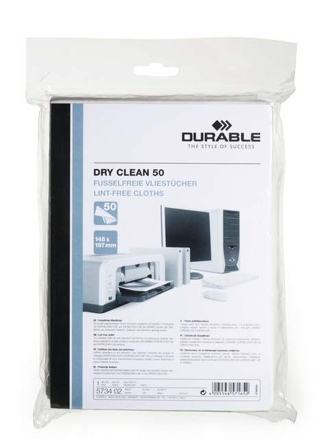Durable 5734 DRY CLEAN suche chusteczki czyszczące do czyszczenia sprz.biurowego