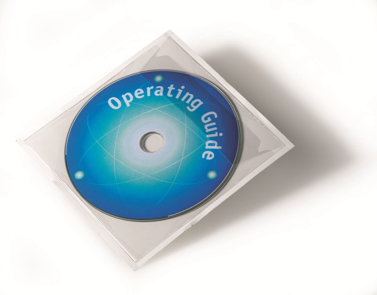 Samoprzylepna kieszonka Durable 8080 Pocketfix na CD/DVD opakowanie 10 szt.