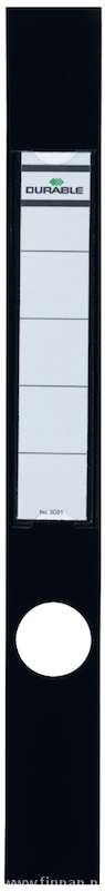Durable 8091 - 01 ORDOFIX etykiety na segregator 50mm 10szt. kolor czarny