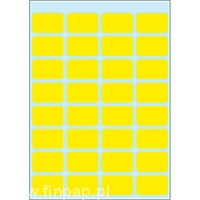 Herma 3641 Etykieta do ręcznego oznaczania 12 x 19 mm, żółte, 160 etykiet