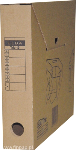 Karton archiwizacyjny Elba TRIC 10 brązowy 5,5 cm