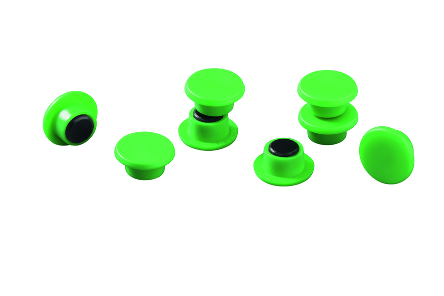 Magnesy o średnicy 15mm Durable 4701 05 opakowanie 8szt kolor zielone