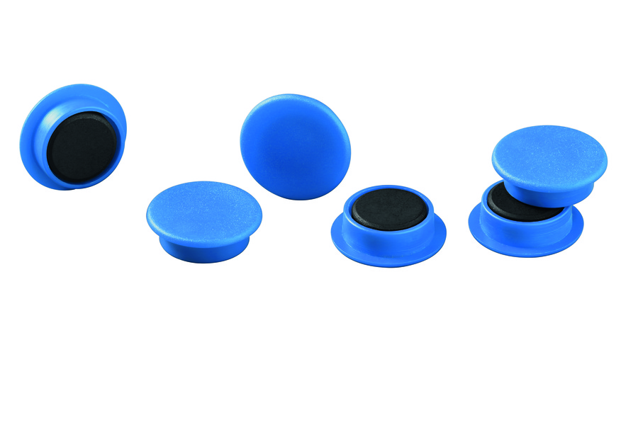 Magnesy o średnicy 21 mm Durable 4702 06 opakowanie 6 szt. kolor niebieski