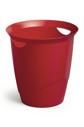Kosz na śmieci plastikowy TREND Durable 1701710080 pojemność 16 litrów czerwony