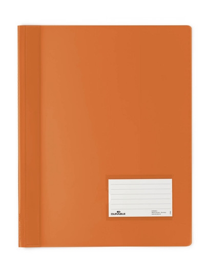 Skoroszyt półprzezroczysty Durable 2680 09 rozmiar A4 + kolor pomarańczowy