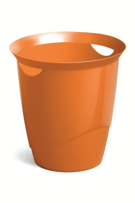 Kosz na śmieci TREND Durable 1701710909 plastikowy pomarańczowy 16 litrów