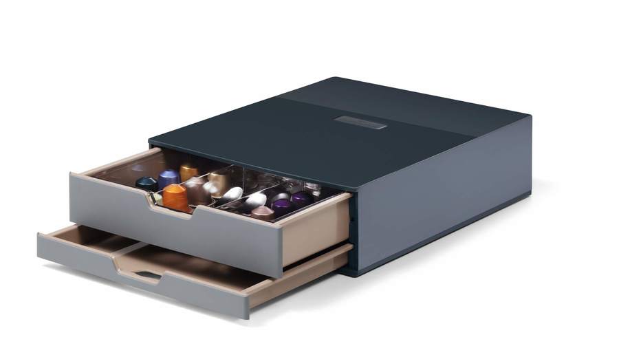 Durable 3383 58 Coffee Point Box pojemnik z 2 szufladkami organizer do kawy