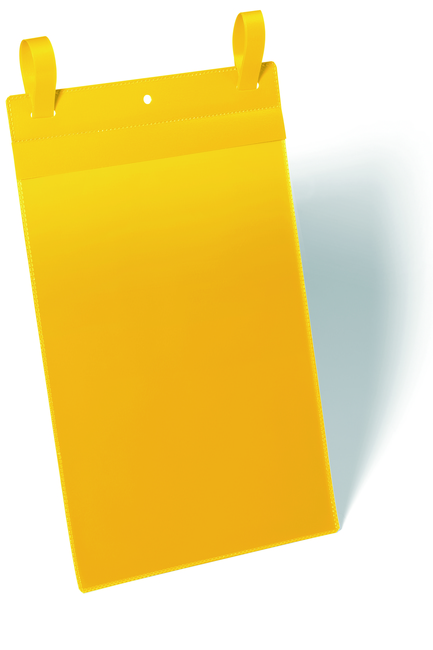 Durable 1750 04 Zawieszka magazynowa z paskiem A4 pionowa żółta 50 szt.