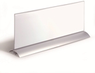 Prezenter na biurko rozm. 149x420 mm Durable 8204 19 z aluminium i akrylu 1 szt.