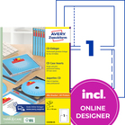 Wkłady do pudełek CD od Avery Zweckform C32250 - 25 wkładów druk. inkjet Laser