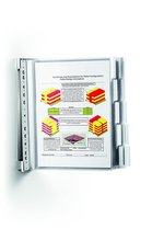 Zestaw 10 paneli informacyjnych A4 odpornych na wilgoć nierdzewne Durable 5843