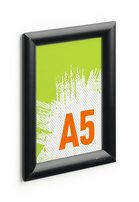Durable 4795 01 Aluminiowa ramka zatrzaskowa A5 czarna