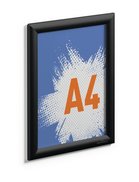Durable 4796 01 Aluminiowa ramka zatrzaskowa A4 czarna