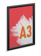 Durable 4797 01 Aluminiowa ramka zatrzaskowa A3 czarna