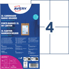 Avery 4839XL Holdery na identyfikatory na smycz, 105 x 148 mm, 50 szt ECO
