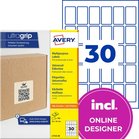 Etykiety do oznaczeń PPWR Avery L7133-30 papierowe 50x30mm 900 etykiet