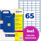 Etykiety do oznaczeń PPWR Avery L7073-8 foliowe 38x21,2mm 520 etykiet