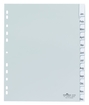 Durable 6446 10 Przekładki A4 nadwymiar XL PP, kpl.12 (indeksy wsuwane)