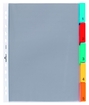 Durable 6630 19 Przekładki-kieszenie kpl.5 indeksy wsuwane kolorowe
