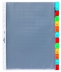 Durable 6633 19 Przekładki kieszenie kpl.12 indeksy wsuwane kolorowe
