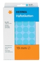 Herma 2253 Etykieta kółka do ręcznego oznaczania - średnica 19 mm, niebieskie, 1