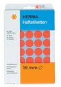 Herma 2252 Etykieta kółka do ręcznego oznaczania - średnica 19 mm, czerwone, 128