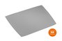 Durable 7221 10 Podkład na biurko 590x470mm szary z nakładką przeźr. PP