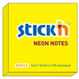 21133 Notes samoprzylepny 76x76 mm neonowy żółty