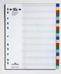 Durable 6759 27 Przekładki wielokolorowe nadwymiarowe 20 kpl. A4 XL