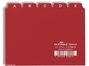 Durable 3660 03 Przekładki plastikowe format A6 25 szt.5/5 do kartoteki czerwone