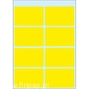 Herma 3691 Etykieta do ręcznego oznaczania 26 x 40 mm, żółte, 40 etykiet 