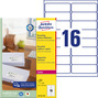 Etykieta papierowa recykling adresowa Avery LR7162-100  99,1x33,9 mm 1600 szt.