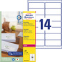 Etykieta papierowa recykling adresowa Avery LR7163-100, 99,1x38,1 mm 1400 szt.
