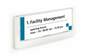 Tabliczka przydrzwiowa informacyjna Durable 4860 Click Sign 149 x 52,5mm biała