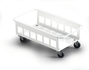 Metalowy wózek do pojemnika na odpady DURABIN 60 litrów  Durable 1801666010
