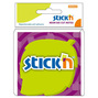 21180 Notes samoprzylepny 76x76 mm "listek"  zieleń neonowa