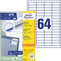 Etykiety papierowe Avery Zweckform 3667-200 rozmiar 48,5 x 16,9 mm 14080 etykiet
