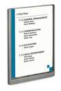 Tabliczka przydrzwiowa informacyjna Durable 4867 Click Sign 210x297mm grafitowa
