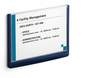 Tabliczka przydrzwiowa informacyj. Durable 4866 Click Sign 210x148,5mm granatowa