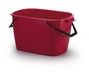 Wiadro plastikowe 28 litrowe Durable 1809643080 czerwone op. 2 szt.