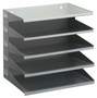 Sorter do dokumentów Durable 3360 10 A4 Landscape, 5 półek, kolor szary
