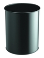 Kosz na śmiecie metalowy 15 litrów Durable 3301 01 pokryty powłoką kolor czarny