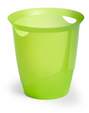 Kosz na śmieci plastikowy TREND Durable 1701710017 16 lit.zielony-przezroczysty
