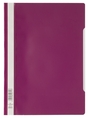 Durable 2573 35 Skoroszyt plastikowy A4 przód przezroczysta okładka z PP purpuro