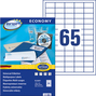 Etykieta uniwersalna Economy ELA001 wymiar 38 x 21,2mm 6500 etykiet