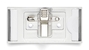 Identyfikator aluminiowy Classic kombiklip Durable 8541 rozm. 30 x 65 mm 10 szt.